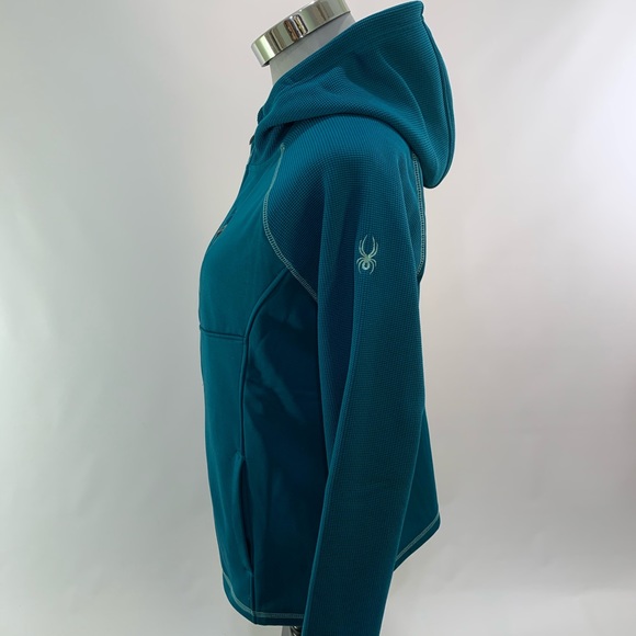 Spyder Swell Full Zip Hooded Performance Jacket - Picture 3 of 8
